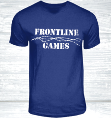 Frontline Games T-Shirt - v2 - Blue - Mens